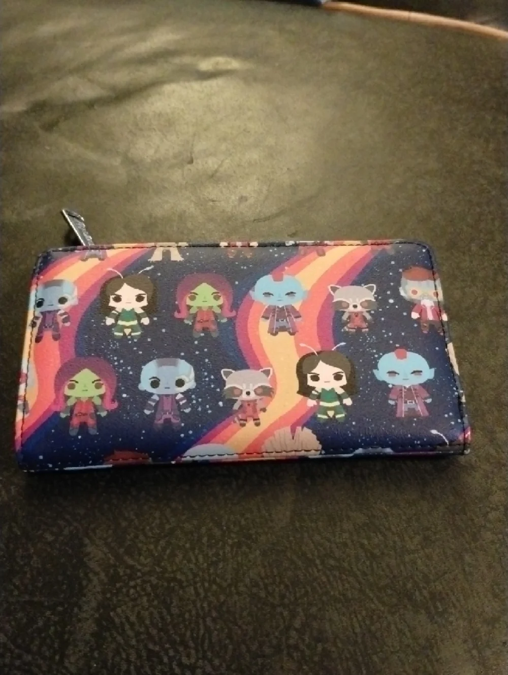 Marvel Loungefly Guardians Wallet - Navy with Multicolor Characters NWOT 6x4inch - Picture 3 of 7